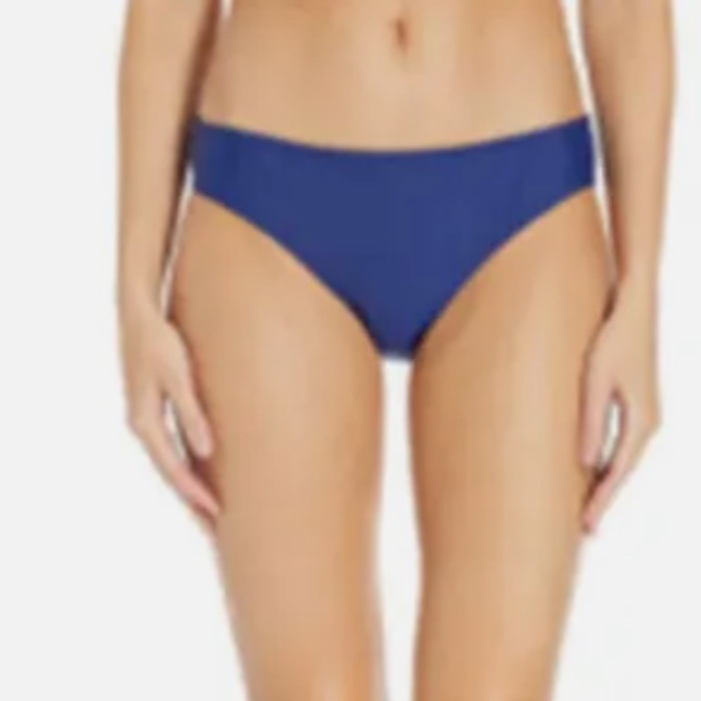 Athena Solid Retro Swim Bottoms, Women's Size 16, Navy NEW